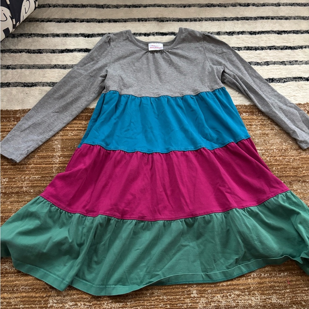 Hanna Andersson Multicolor Tiered Kids Dress